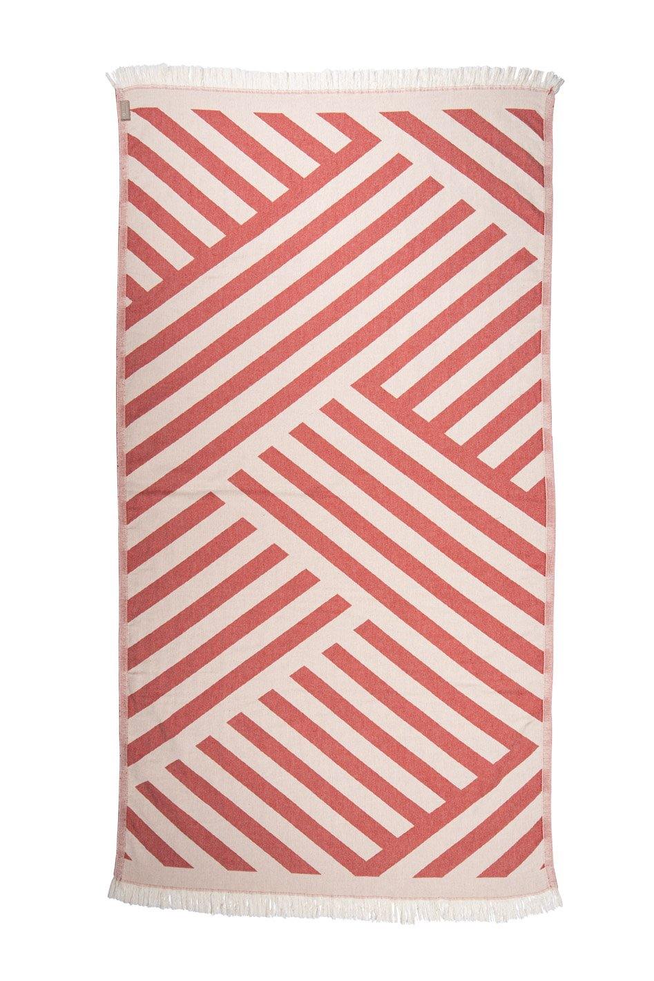 Red and white striped