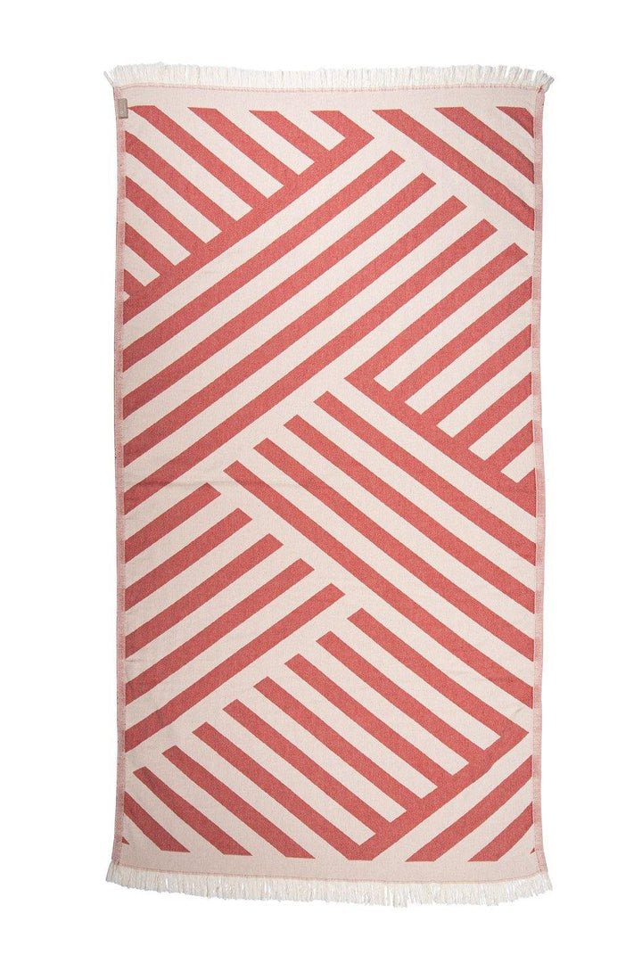 Red and white striped