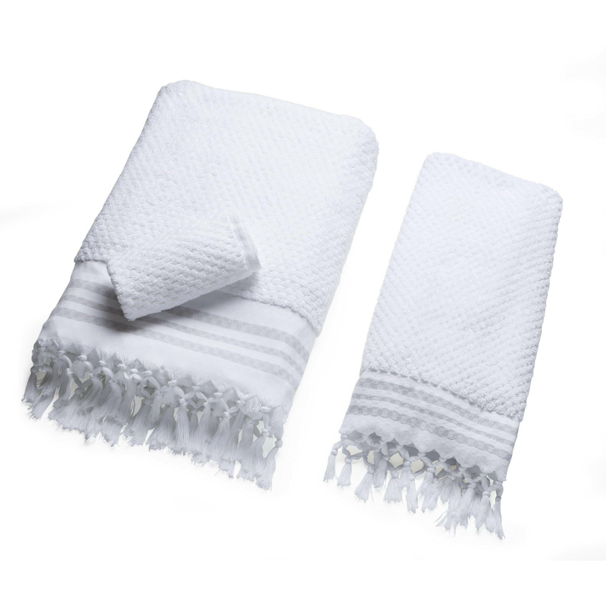 Classic Square - Arctic White Organic Bath Towel Collection