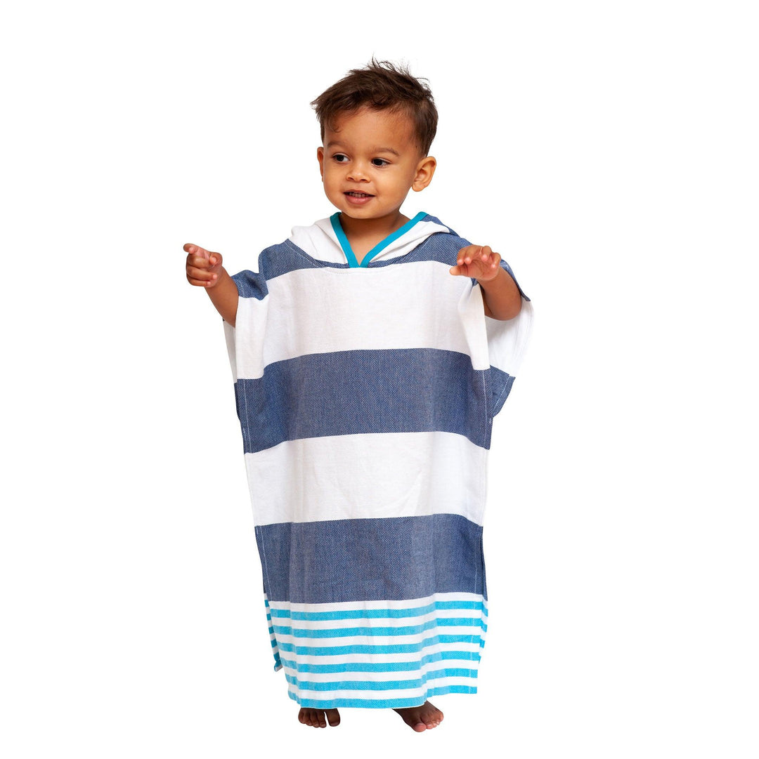 Childs Hooded Poncho Changing Robe - Lorima