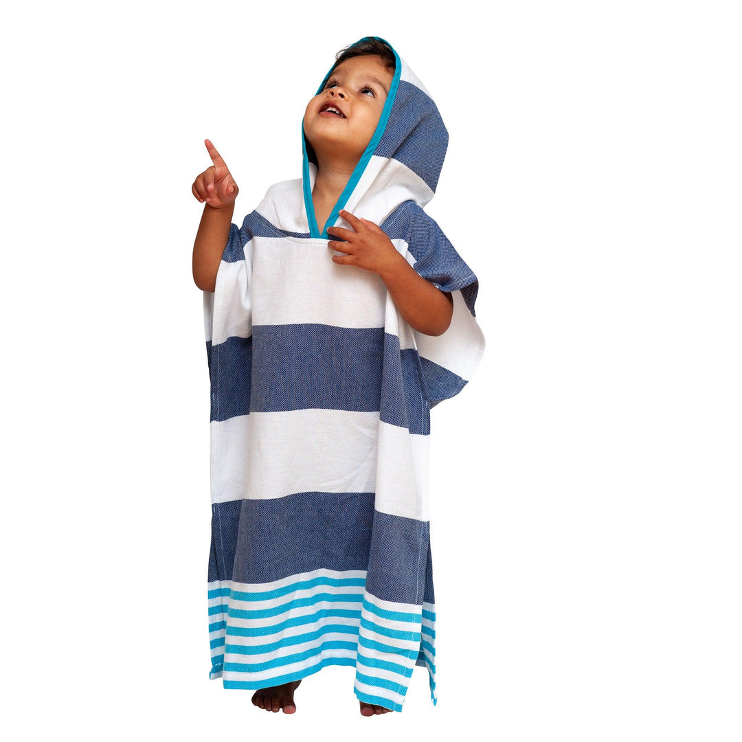 Childs Hooded Poncho Changing Robe - Lorima