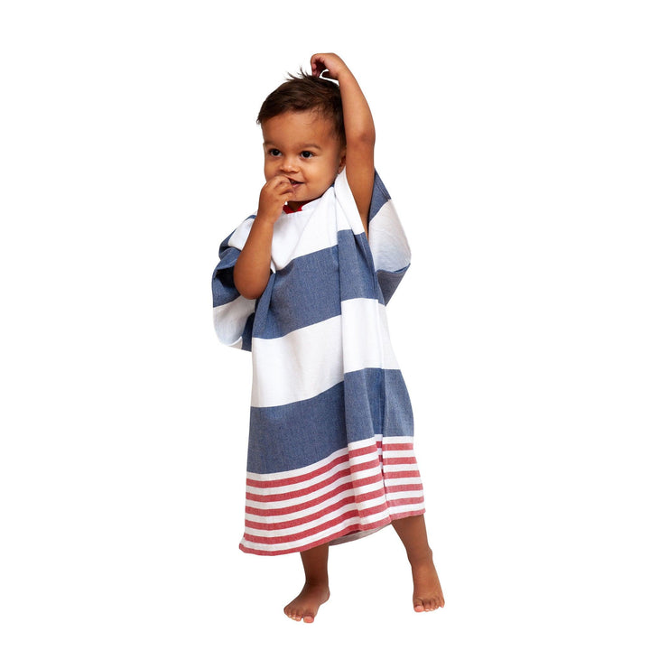 Childs Hooded Poncho Changing Robe - Lorima