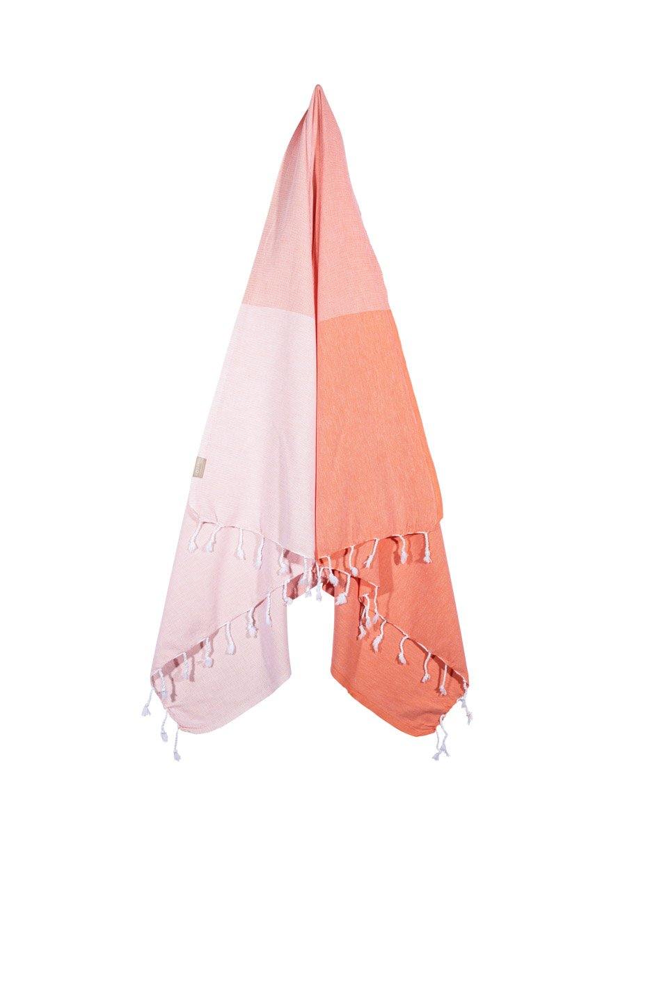 Dune - Coral Lightweight Quick Drying Towel Hanging 