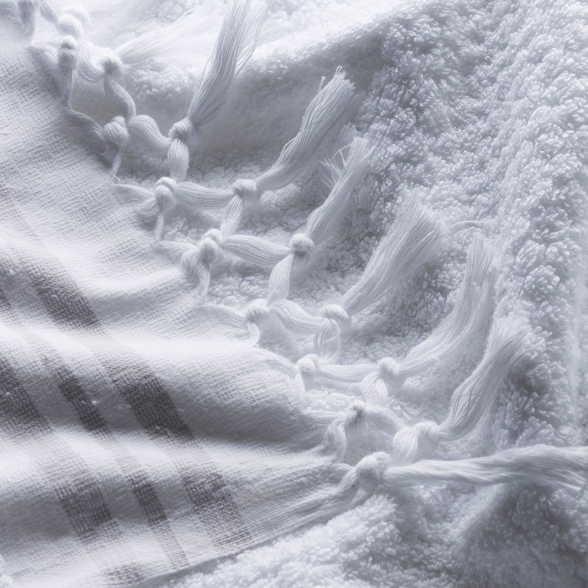 Classic Square - Arctic White Organic Bath Towel Collection